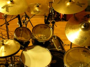 Tampa Florida Recording Studio - Drums and microphones